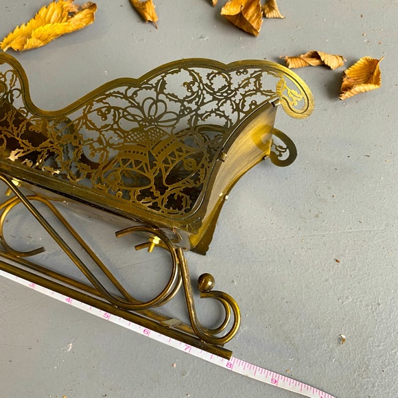 Vintage Brass Sleigh - Picture 8 of 9